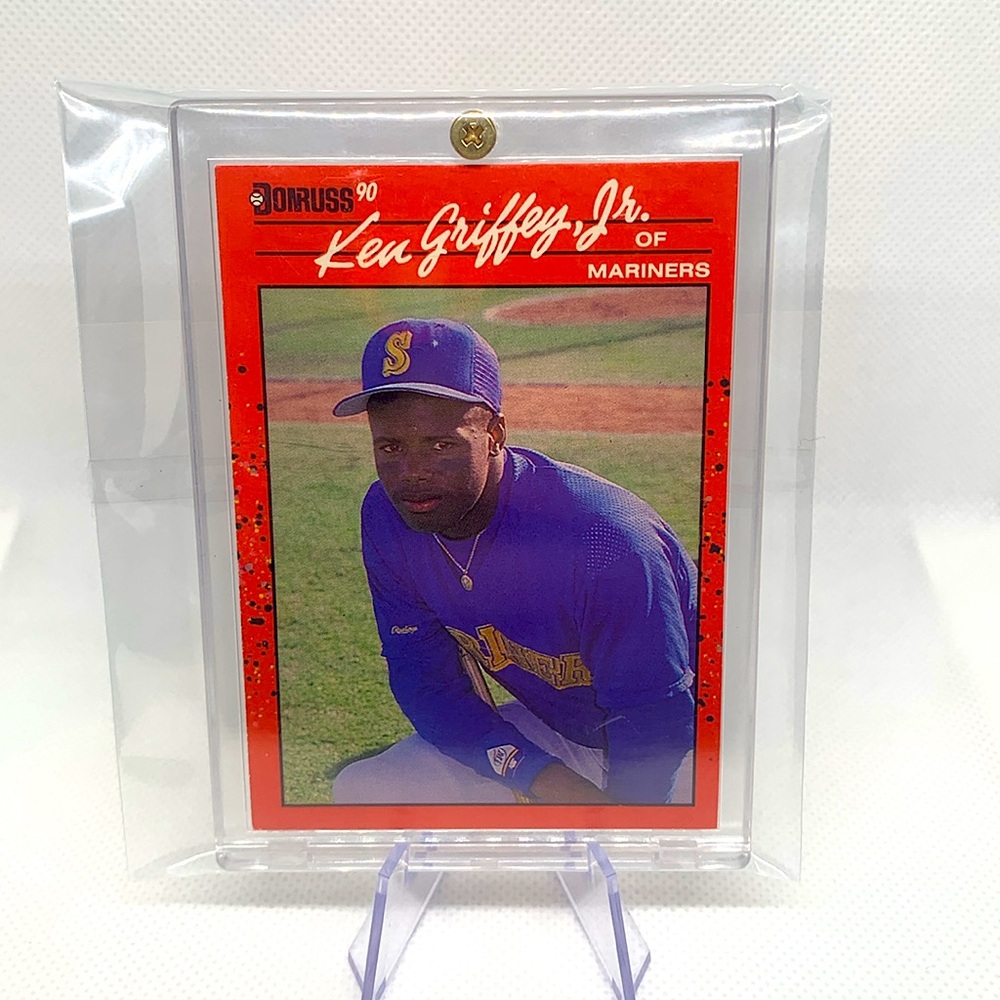 Ken Griffey Jr. Rookie Card Topps Donruss Seattle Mariners HOF Baseball Card!!